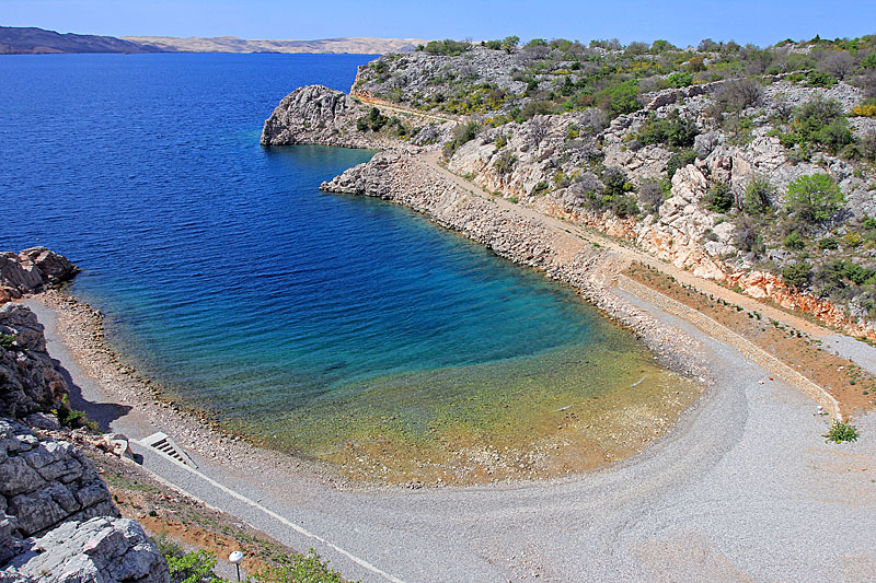 Kvarner: KARLOBAG > "Neue" Bucht