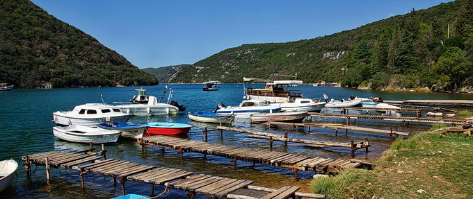 Istrien: LIMFJORD > Fjord-Landschaft