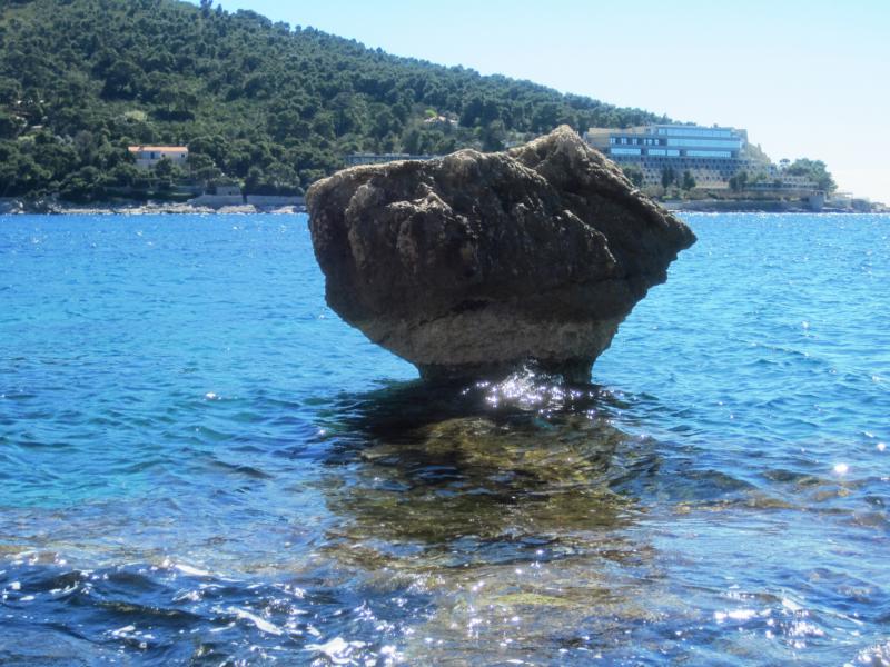 Dalmatien: DUBROVNIK, Felsen vor Babin Kuk