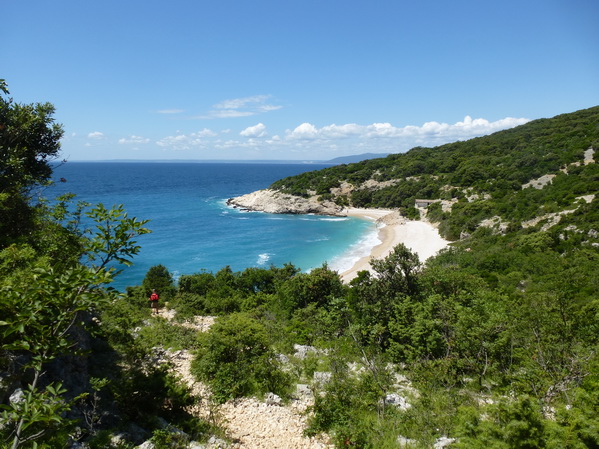 Kvarner: CRES>Bucht unterhalb von Lubenice