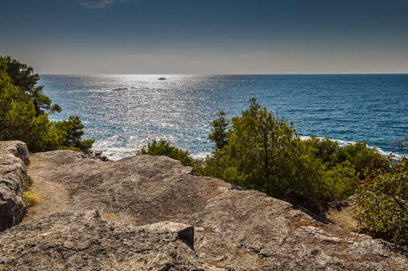 Istien: ROVINJ> Felsküste