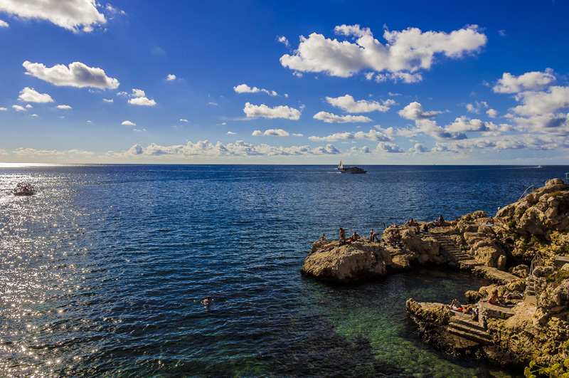 Istien: ROVINJ> Felsen im Meer