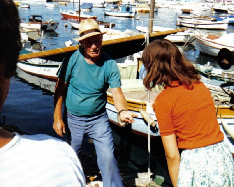 Istrien: ROVINJ > Souvenierverkäufer 1980