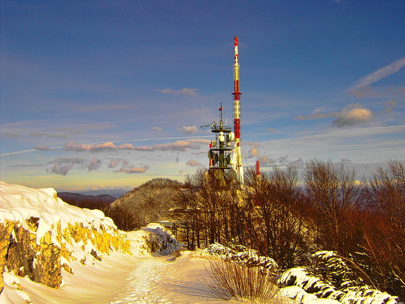 Istrien: UCKA > Berg im Winterkleid