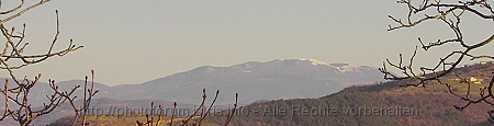 Blick auf Ucka von Motovun