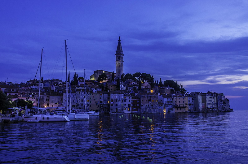 Kalender 2018 Rovinj zur blauen Stunde