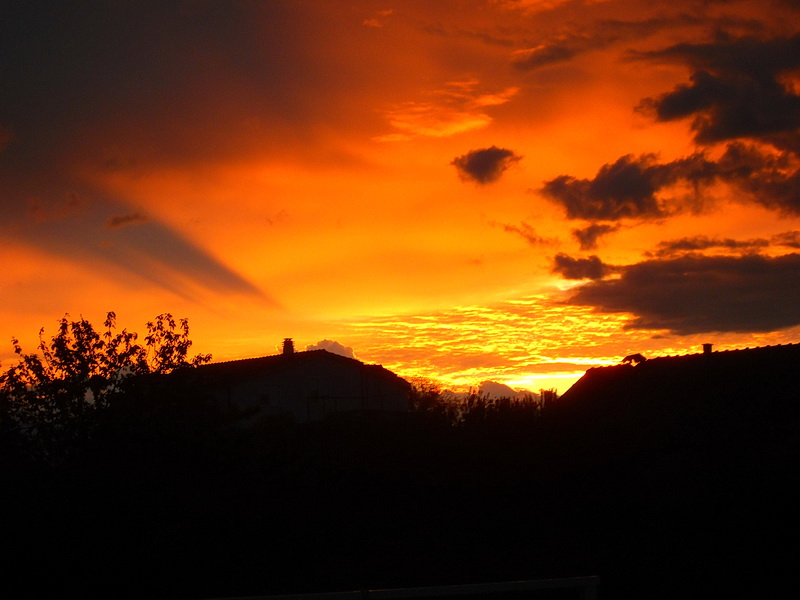 Kalender 2018 Herbst Morgenhimmel in Kastel Stafilic