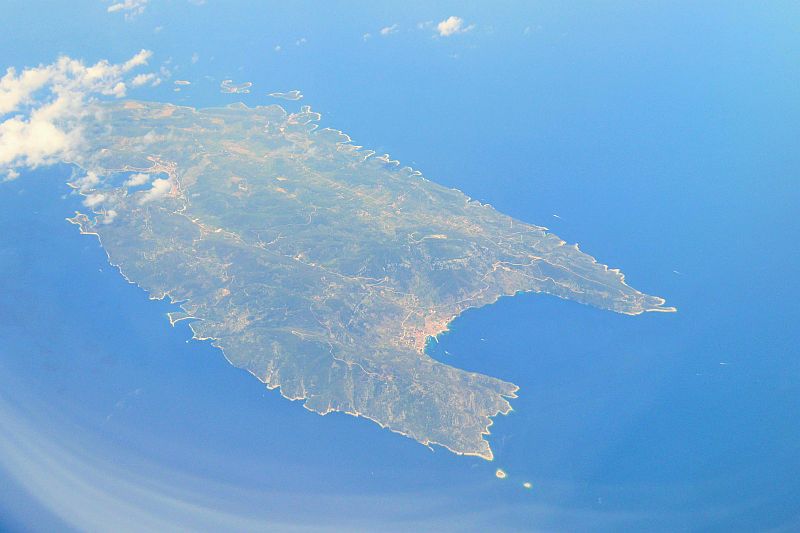 Dalmatien: INSEL VIS > Ausblick aus 10.000 Meter Höhe