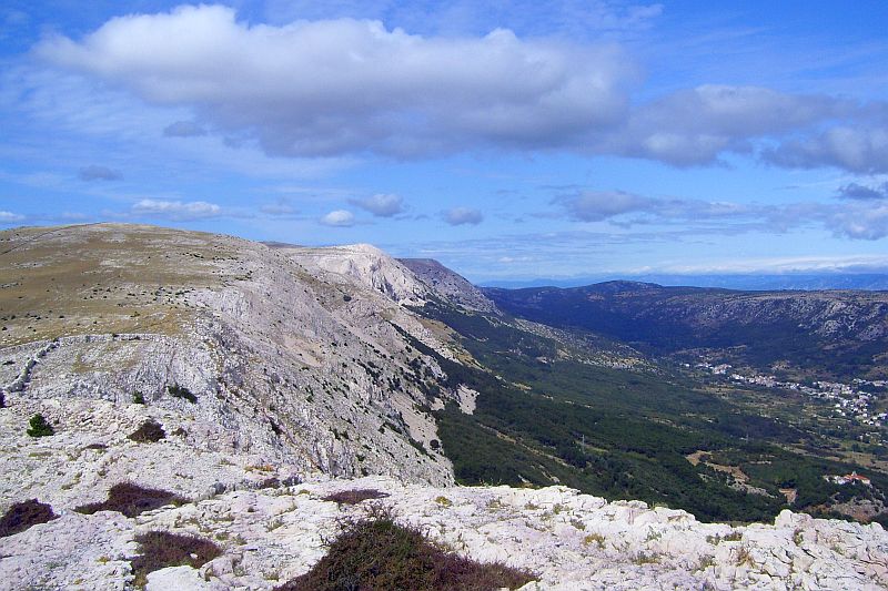 Kvarner: INSEL KRK > Bergwelt bei Baska