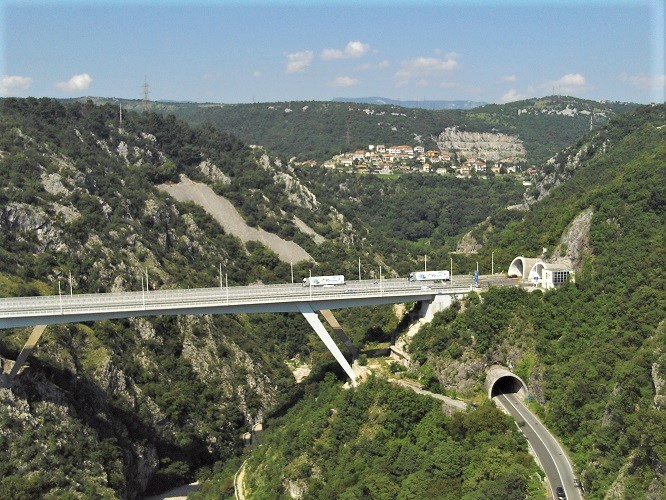 Kvarner: RIJEKA > Ausblick von Trsat