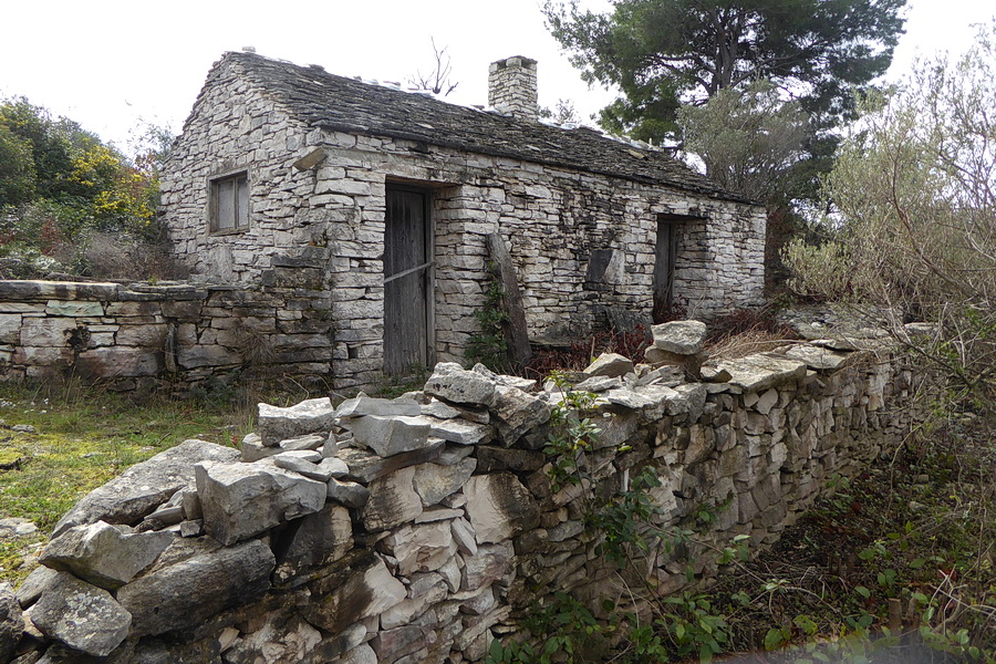 Dalmatien > Insel Korcula > altes Steinhaus