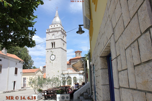 Kvarner: KRK>OMISALJ> Die Pfarrkirche.