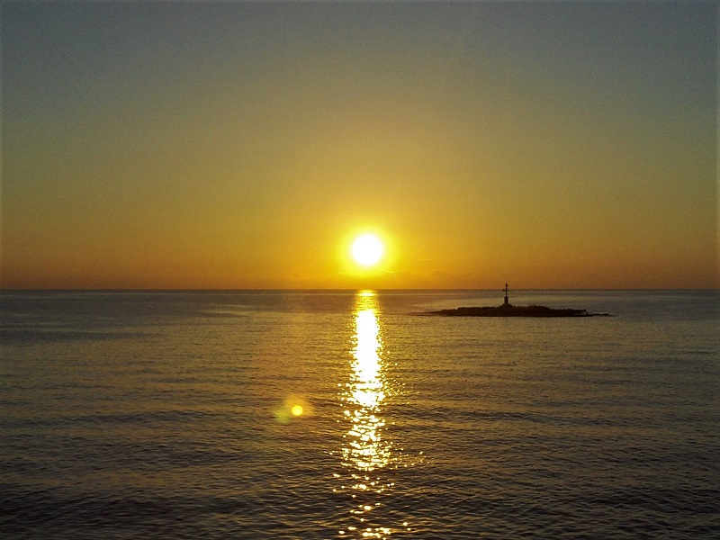 Istrien: POREC > Sonnenuntergang