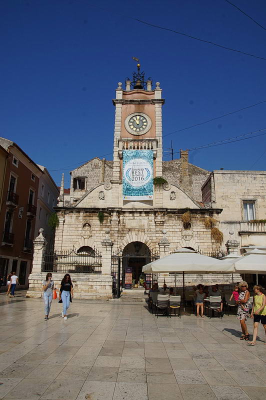 Dalmatien: ZADAR > Uhrturm