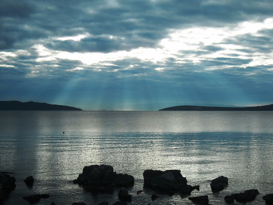 Dalmatien: Kastela an einem Januarmorgen