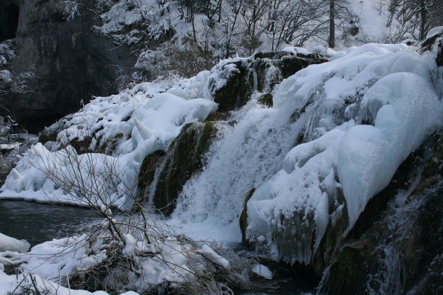 Januar im Nationalpark Plitvice