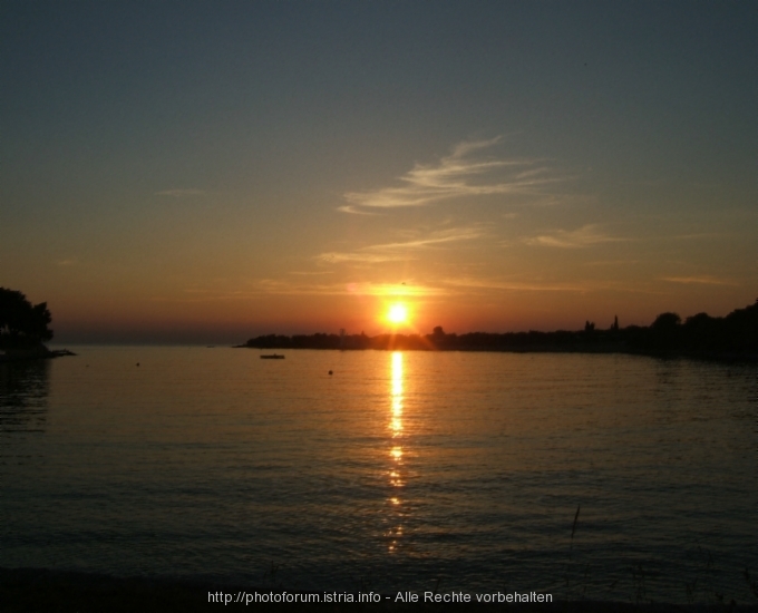 Rovinj > Valalta > Sonnenuntergang