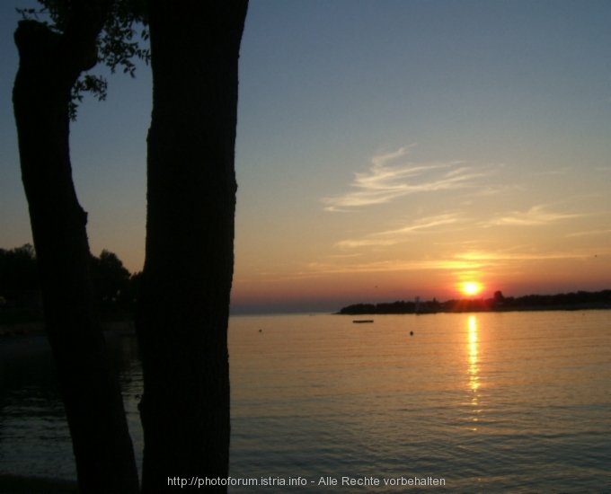 Rovinj > Valalta > Sonnenuntergang