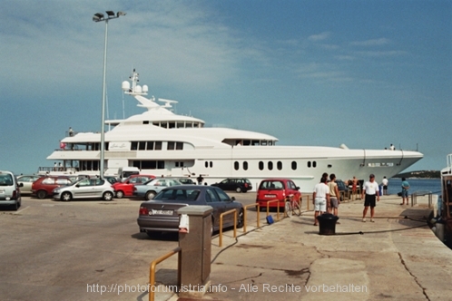 Yacht Linda Lou am Hafen von Rovinj