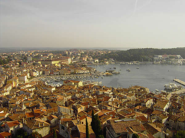 ROVINJ > Basilika Sveta Eufemija > Ausblick vom Glockenturm