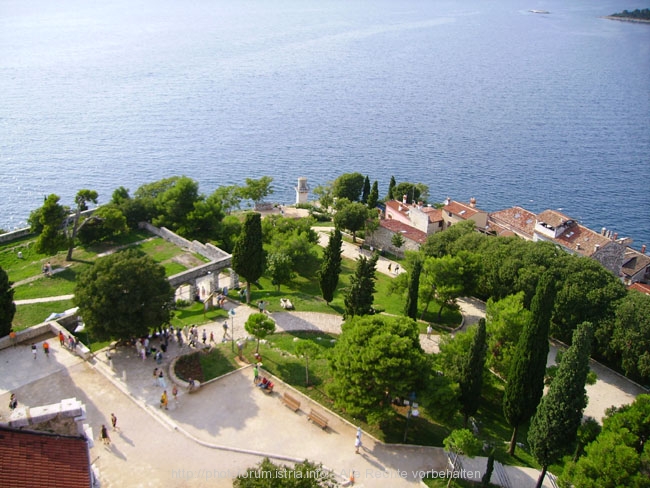 ROVINJ > Basilika Sveta Eufemija > Ausblick vom Glockenturm