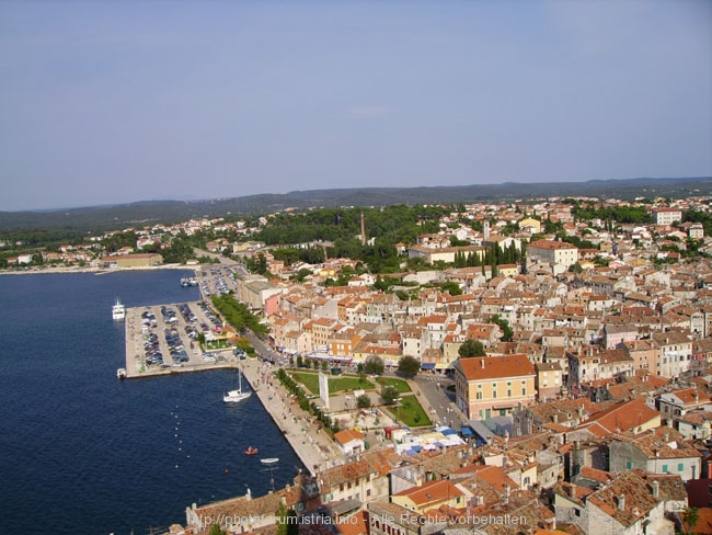 ROVINJ > Basilika Sveta Eufemija > Ausblick vom Glockenturm