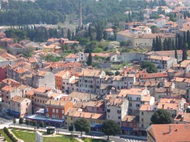 ROVINJ > Basilika Sveta Eufemija > Ausblick vom Glockenturm