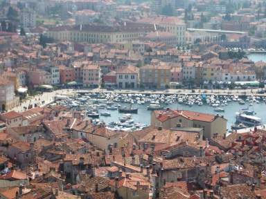 ROVINJ > Basilika Sveta Eufemija > Ausblick vom Glockenturm