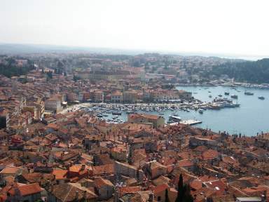 ROVINJ > Basilika Sveta Eufemija > Ausblick vom Glockenturm