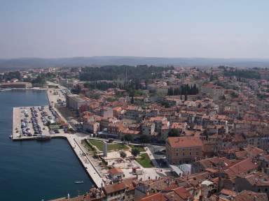 ROVINJ > Basilika Sveta Eufemija > Ausblick vom Glockenturm