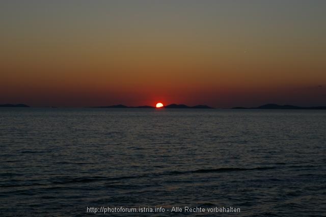 PRIMOSTEN > Ausblick > -Wieder ist ein herrlicher Sonnentag vorbei