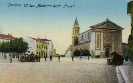 POREC > Alte Postkarte > Kirche Madonna degli Angeli