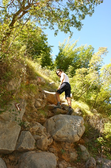 PAKLENICA > erster steiler Anstieg