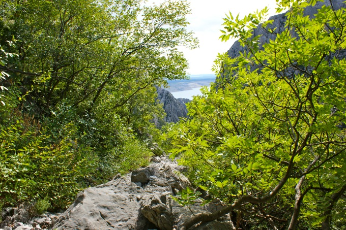 PAKLENICA > Meerblick durch die Velika Pak