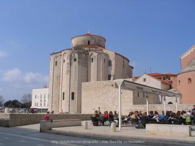 ZADAR > Altstadt > Kirche Sv Donat am Forum Romanum