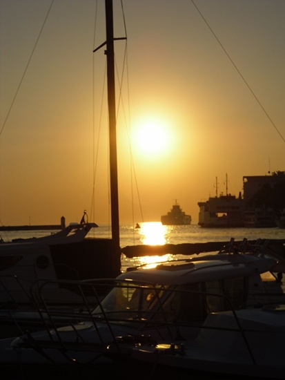 Sonnenuntergang in Zadar