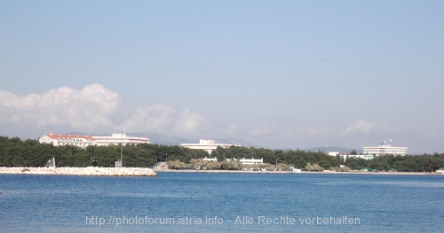 VODICE > Blick zu den Hotels Olympia und Imperial