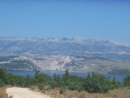 Novigrad am Novigradsko more > Velebit mit Blick zum Fluss Zrmanje