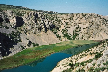 ZRMANJA (Fluss) bei Obrovac