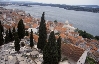 SIBENIK > Festungsausblick über die Dächer der Stadt