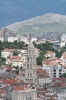 SPLIT > Berg Marjan > Blick auf den Glockenturm der Kathedrale