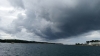 Gewitterwolke über Hafen von Porec