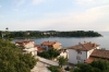 ROVINJ > Blick auf Häuser der Altstadt und die Insel Sv. Katarina