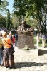 RIJEKA > Wallfahrtskirche Maria Trsat > Bronzestatue von Papst Johannes Paul II.