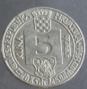 SENJ > 5 Kuna Sondermünze von 1994 > 500 Jahre glagolitische Druckerei SENJ > 5 Kuna Sondermünze von 1994 > 500 Jahre glagolitische Druckerei