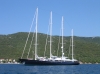 Otok CRES > Bucht von Martinscica > Blau in Blau ein australischer Viermaster Otok CRES > Bucht von Martinscica > Blau in Blau ein australischer Viermaster