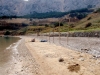 Baska Strand nach Saisonende