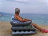 1042 Aufsicht am Strand auf Kovacine