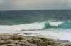 Mali Losinj > Felsstrand in der Suncana Uvala > starke Brandung Mali Losinj > Felsstrand in der Suncana Uvala > starke Brandung