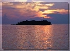 FUNTANA > Sonnenuntergang über dem Meer bei Funtana